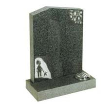 evergreen infant headstone