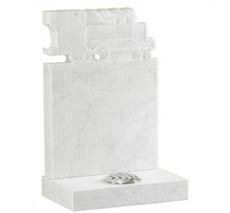 white marble headstone for kids