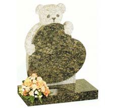bear gravestone