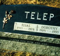 slant memorial headstone