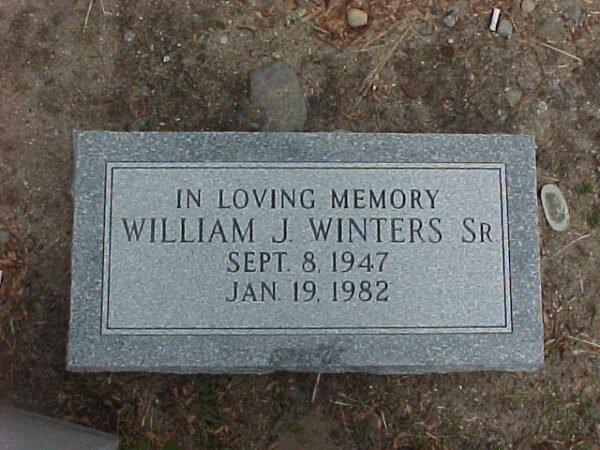 Grey Bevel Grave Marker