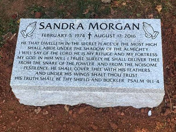 Light Grey Pillow Headstone