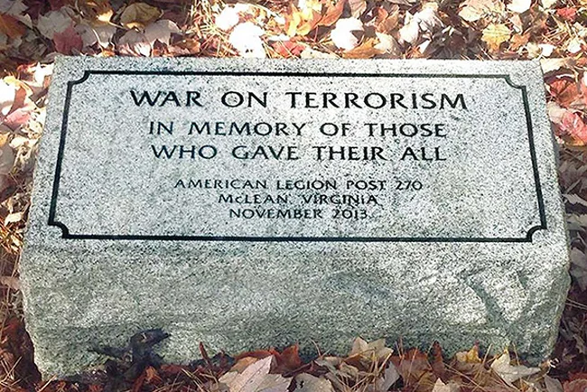 gray granite flat marker