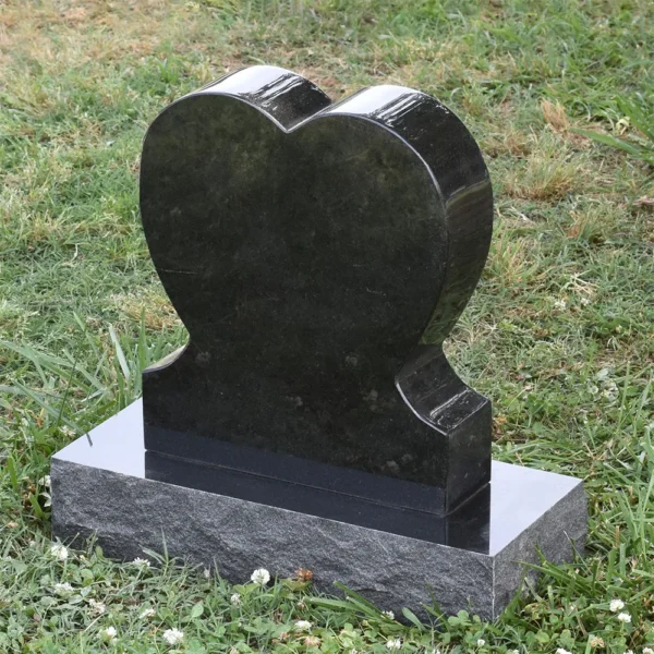 heart shaped headstone