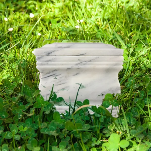 large marble casket for burial