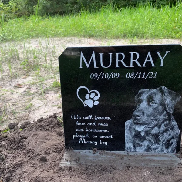 personalized memorial garden stone