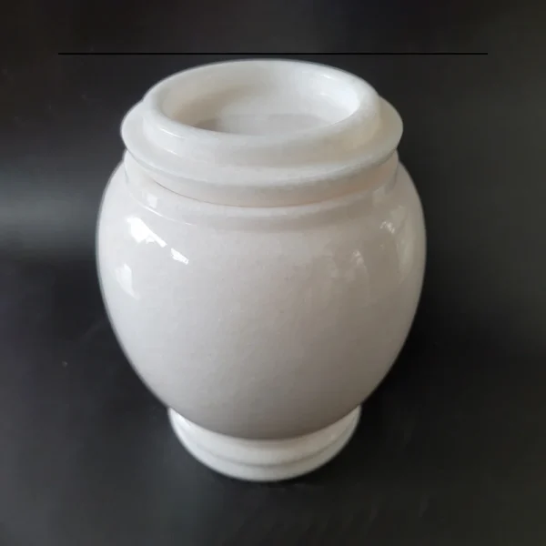 white marble urns for pet cremation ashes